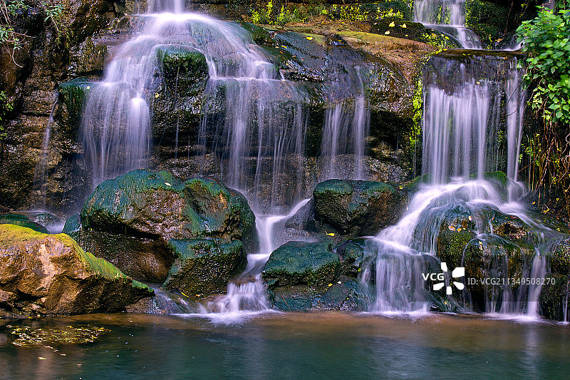昆明大叠水瀑布图片素材