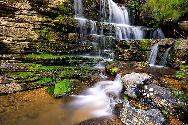 昆明大叠水瀑布图片素材