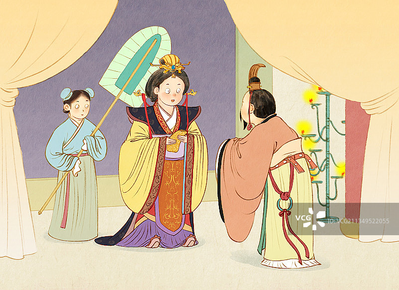 古代文学成语故事典故场景图片素材