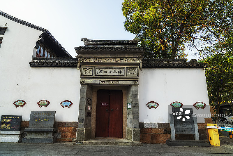 湖州陈英士故居图片素材