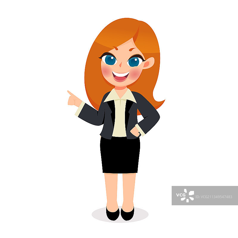 卡通矢量职业女性图片素材