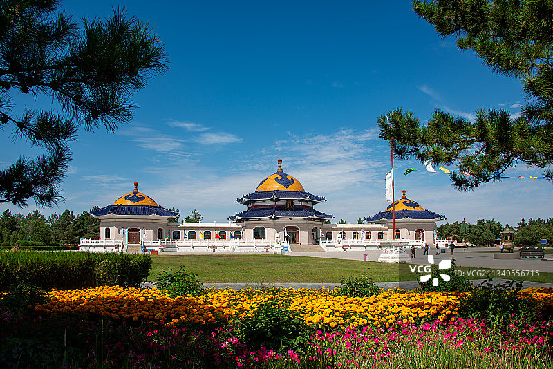 成吉思汗陵图片素材