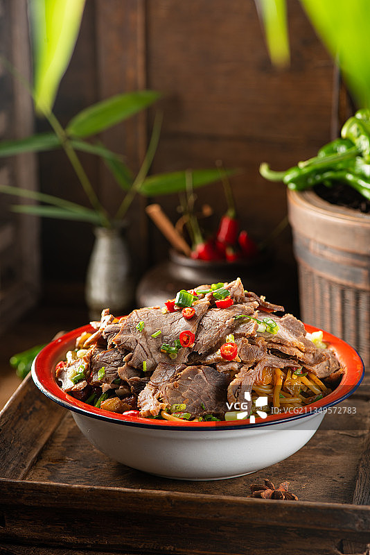 南昌牛肉拌粉图片素材