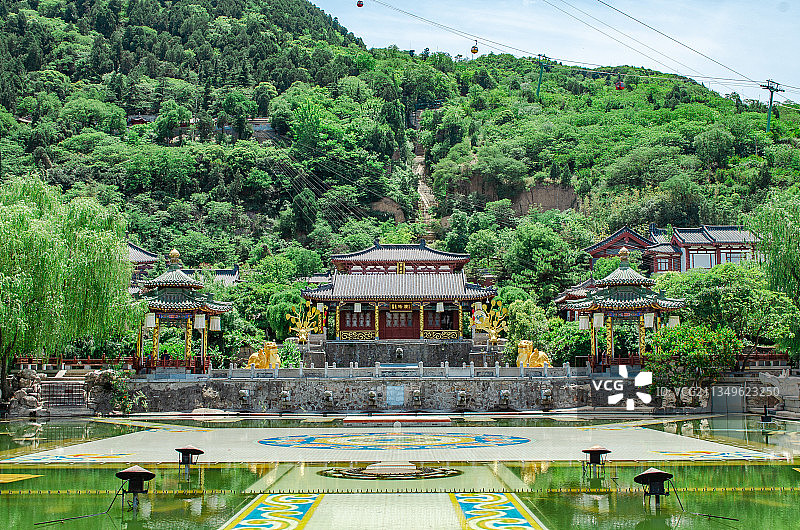 华清宫，华清池图片素材