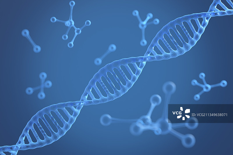 医学生物科技题材的病毒细胞分子DNA图片素材