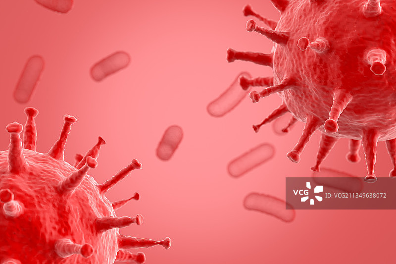 医学生物科技题材的病毒细胞分子DNA图片素材