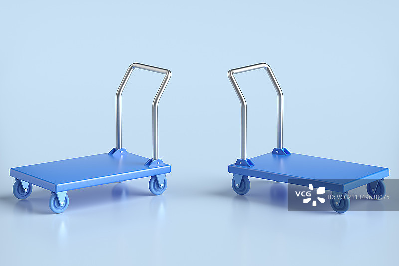 工厂运输用各种小推车图片素材