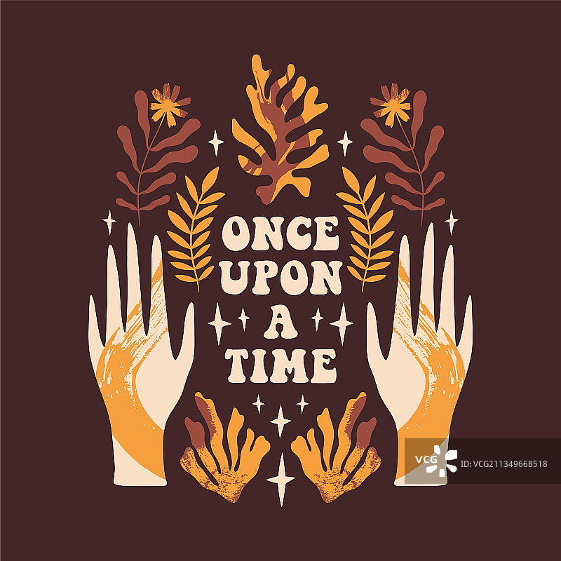 波西米亚风魔法语录星空励志卡片图片素材