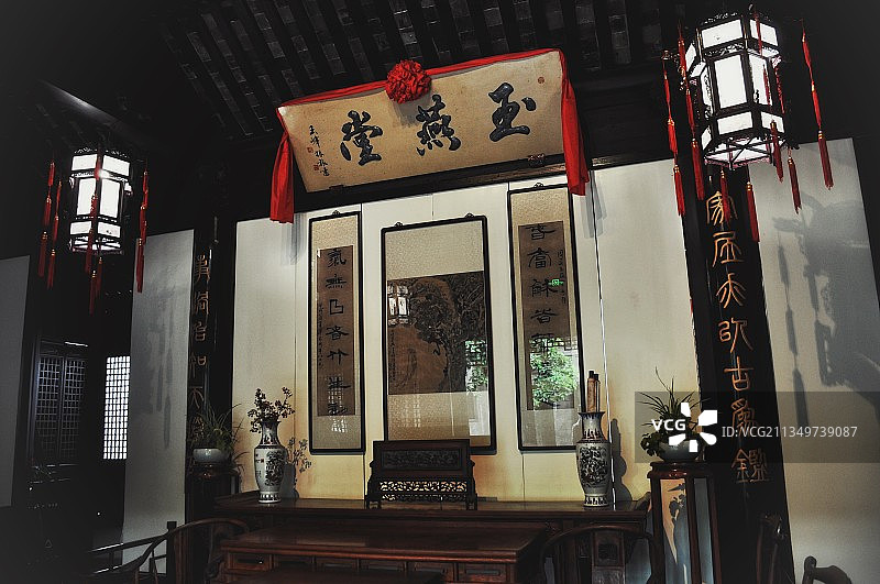 苏州周庄古镇张厅沈厅图片素材