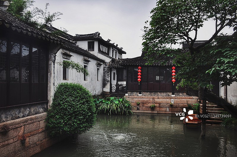 苏州周庄古镇张厅沈厅图片素材