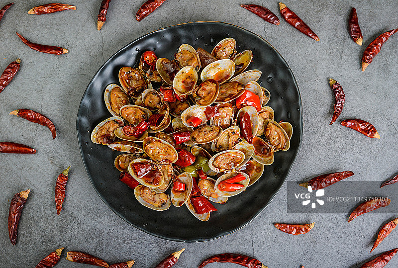 爆炒花甲图片素材
