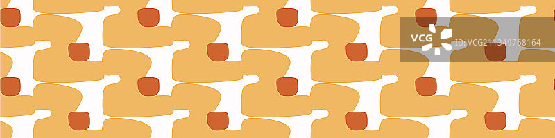 有趣的马蒂斯风格剪纸形状边框图片素材