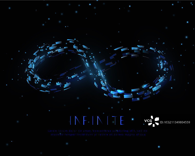 无限符号未来科技感图片素材