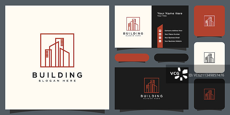 房地产建筑标志设计图片素材