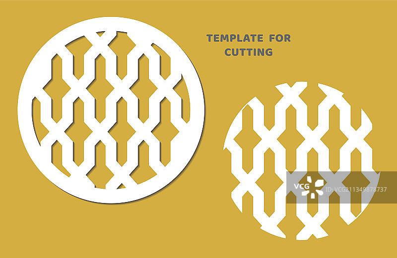 用于激光切割木雕的剪纸模板图片素材