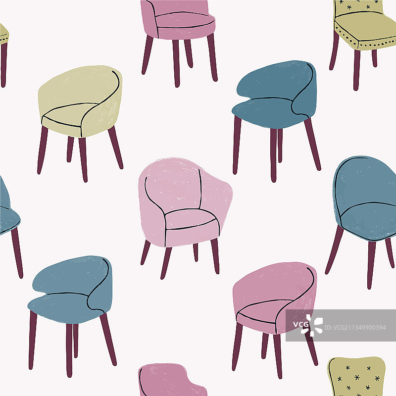 彩色无缝图案图片素材