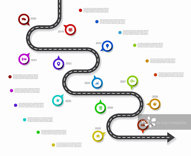 信息图形设计模板与地方为您图片素材