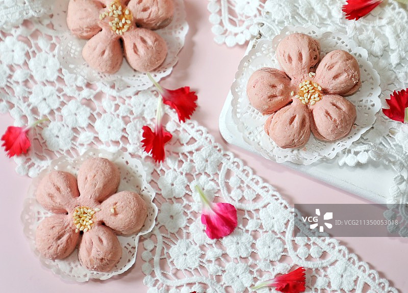 桃花酥图片素材