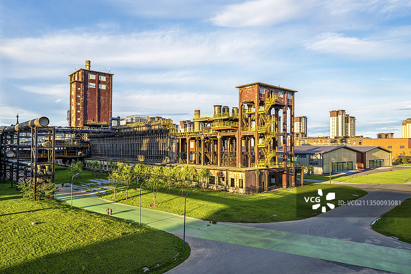 北京首钢园风光图片素材