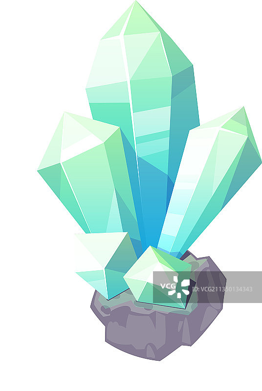 蓝色宝石：绿松石、蓝宝石、托帕石图片素材