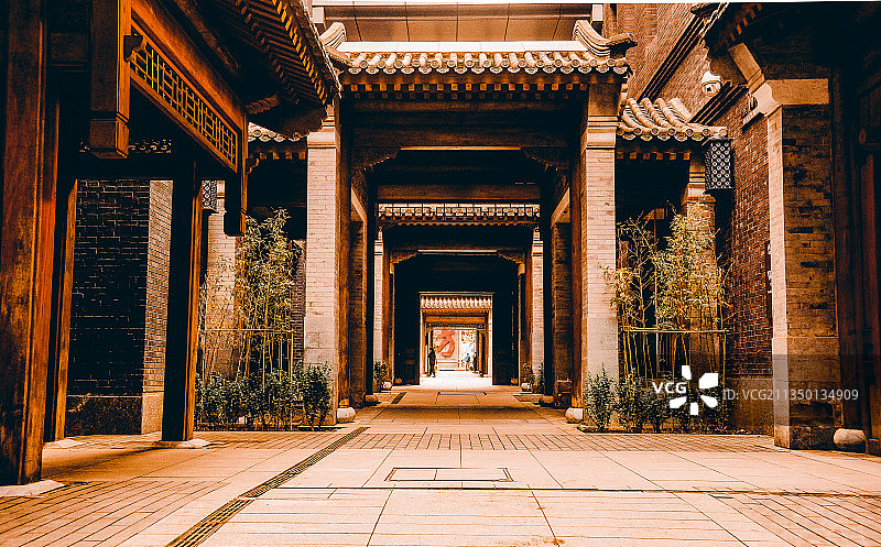 北京市西城区大栅栏北京坊图片素材