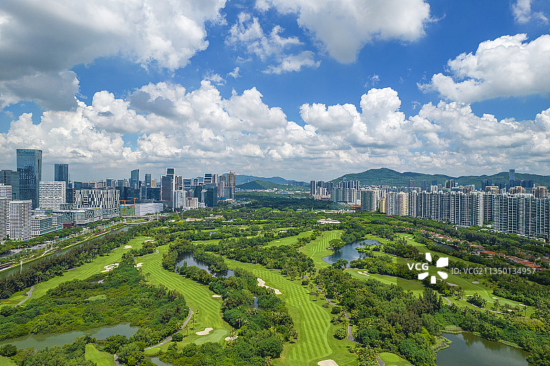 深圳 南山区 沙河高尔夫球场 沙河高尔夫球会图片素材