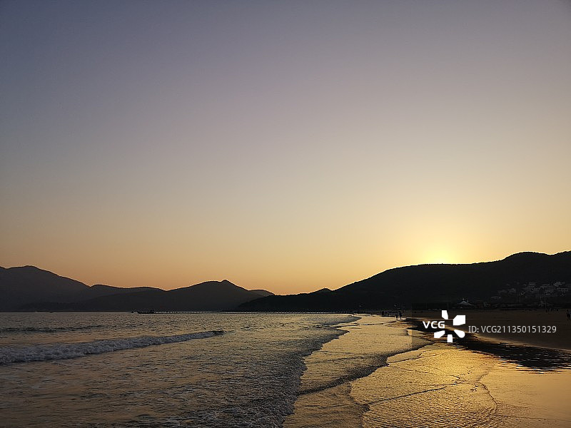 日暮南沙图片素材