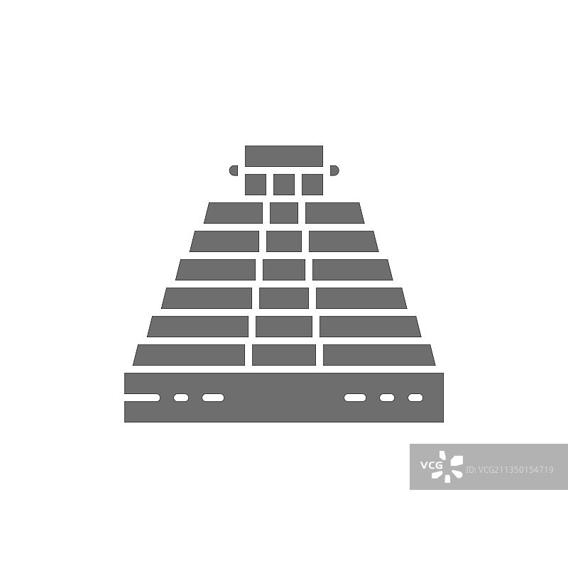 墨西哥奇琴伊察库库尔坎金字塔图片素材