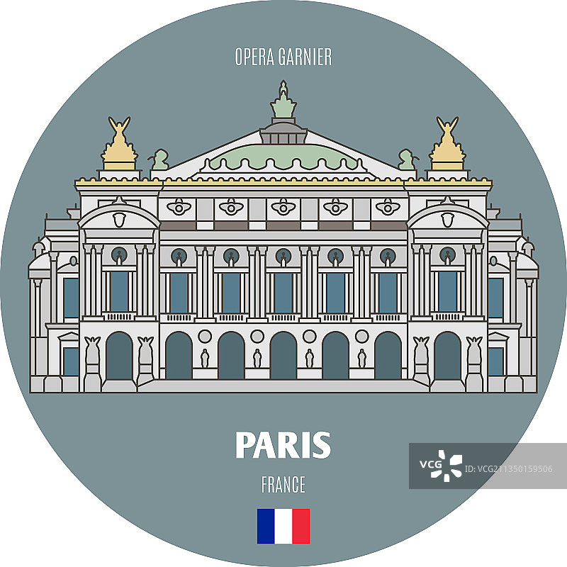 法国巴黎卡尼尔歌剧院图片素材