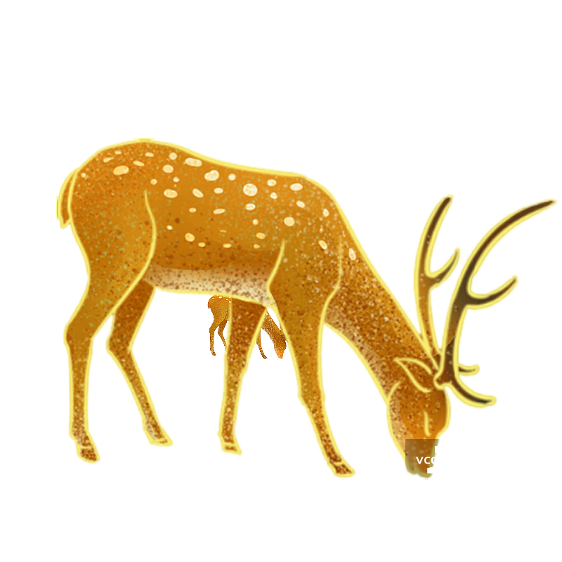 中国风小鹿图片素材