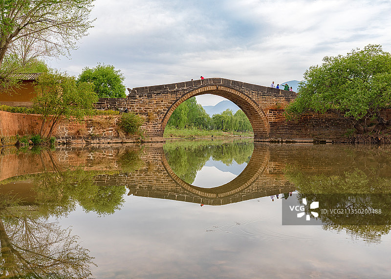 茶马古道玉津桥图片素材