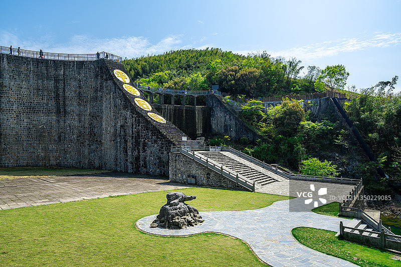 江苏常州溧阳平桥石坝景区图片素材