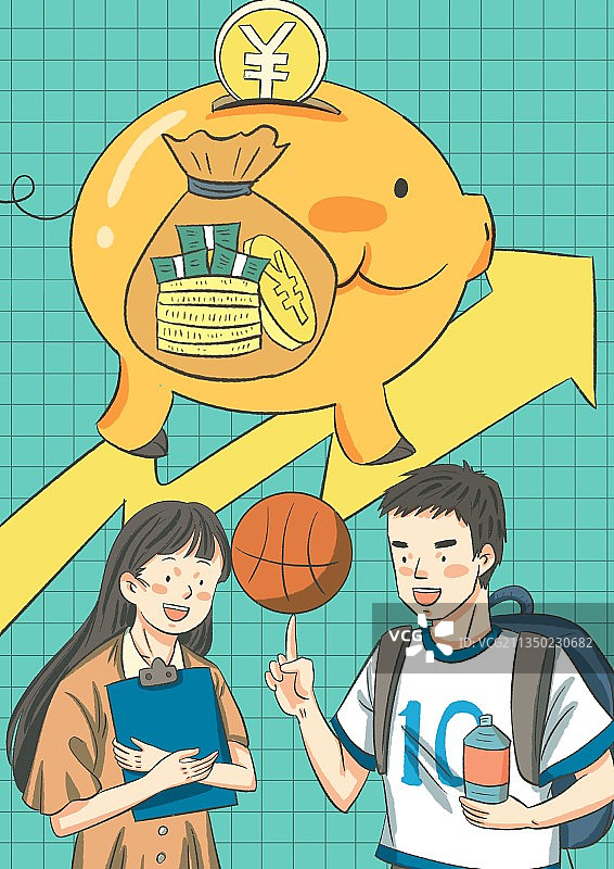 守护生活费图片素材