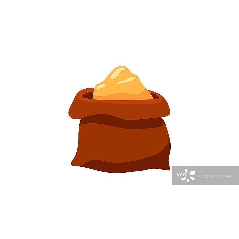 用于面包烘焙的全麦面粉袋图片素材