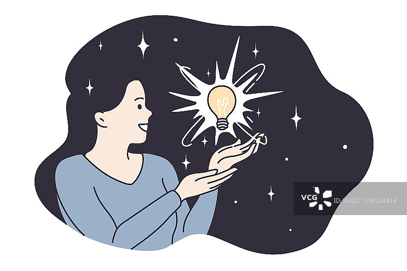 顿悟和谐的伟大创意概念图片素材