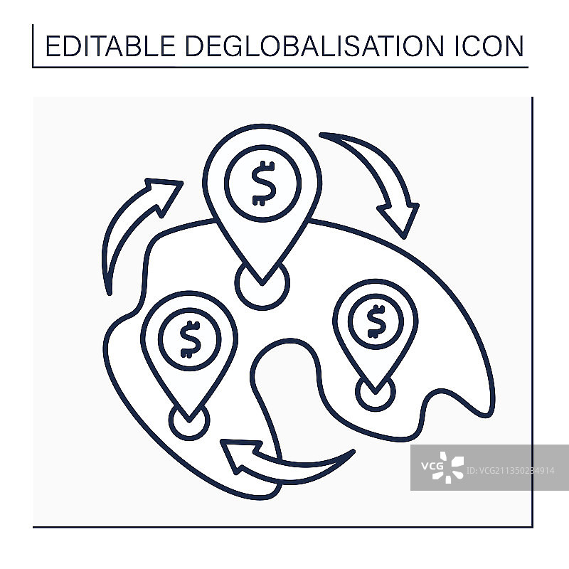 重新分配线图标图片素材