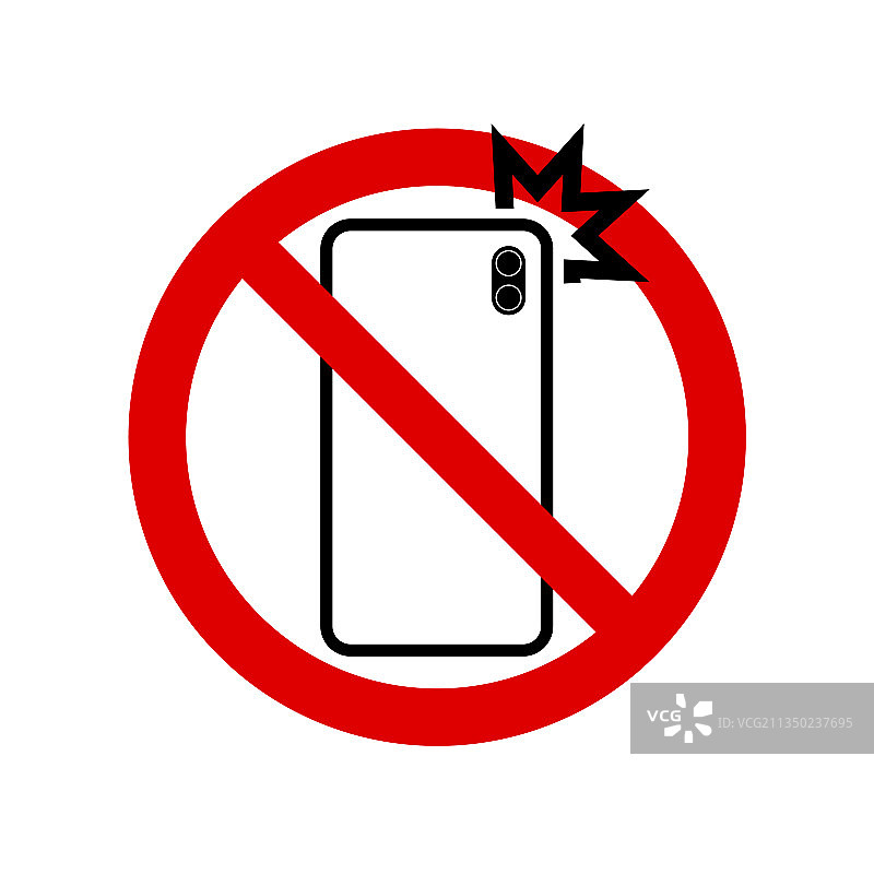 禁止使用闪光灯标志图片素材