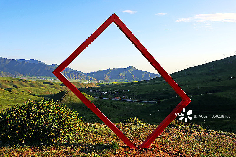 乌鞘岭晨光图片素材