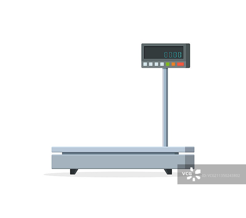 包裹和包裹的重量平衡秤图片素材