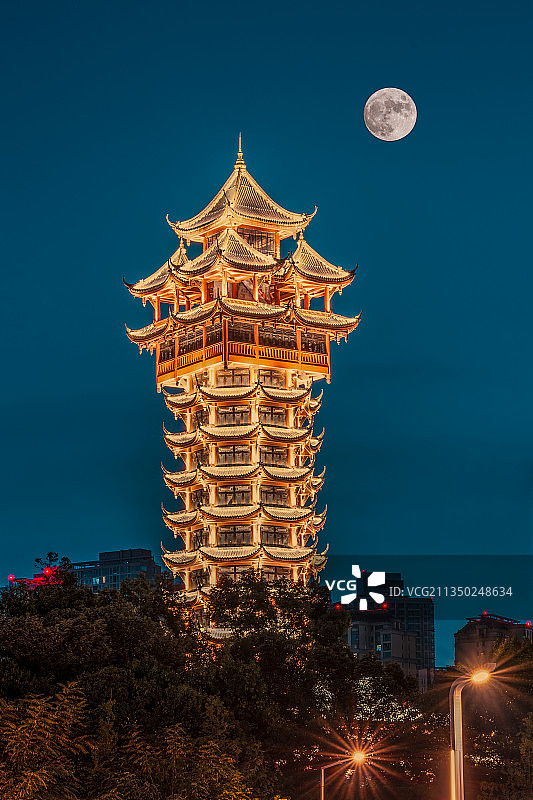 《中秋九天楼》图片素材