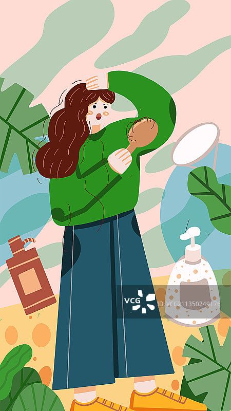 拯救脱发小妙招图片素材