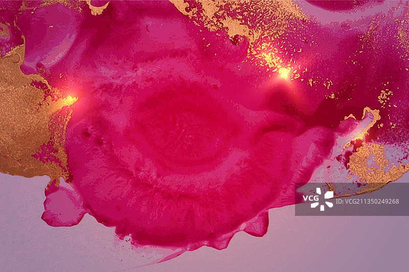 复古抽象金色洋红色和淡紫色大理石图片素材