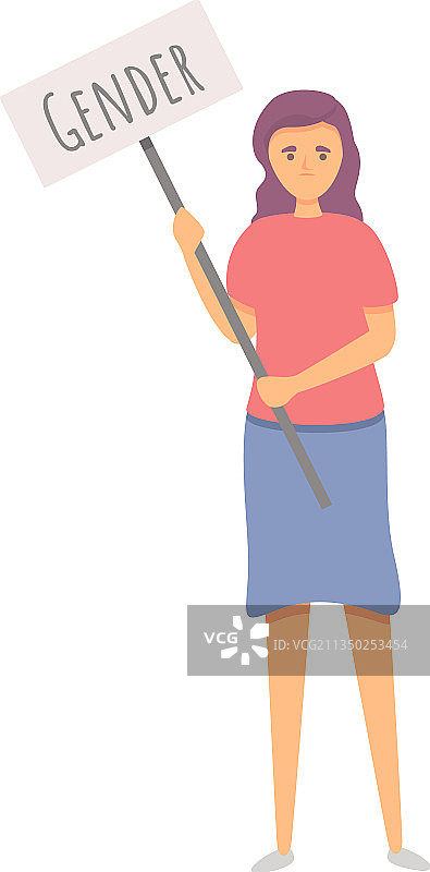 性别歧视图标（卡通职业）图片素材