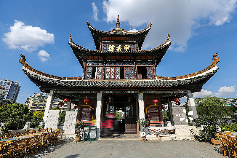 贵州省贵阳市甲秀楼图片素材