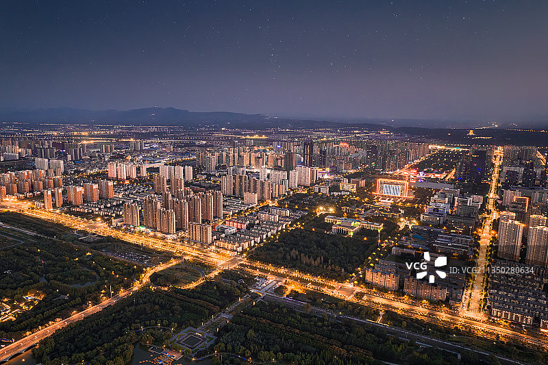 神都洛阳夜色璀璨图片素材