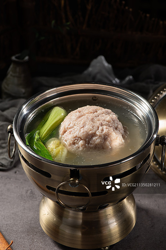 清炖狮子头图片素材