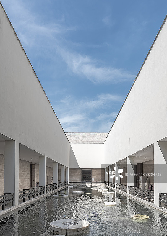 浙江杭州良渚博物馆建筑图片素材