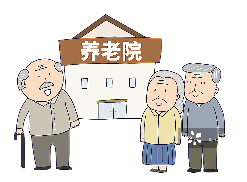 元素：抽烟的老太太图片素材