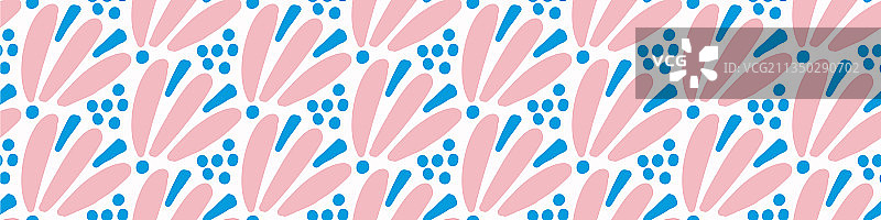 有趣的新鲜涂鸦形状无缝边框图片素材