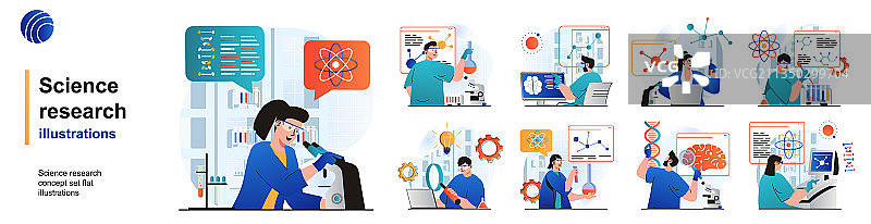 科学家进行科学研究的独立素材图片素材